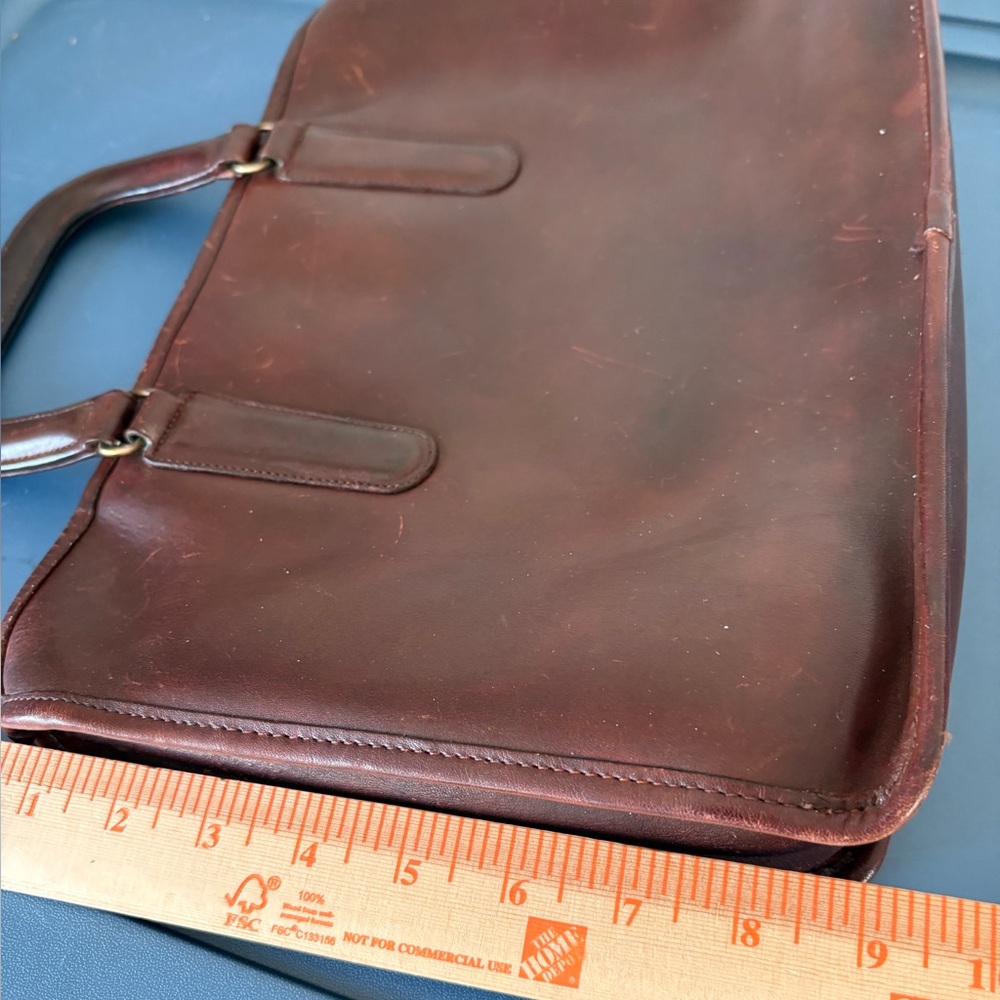 Coach Brown Leather Women's Satchel - Picture 12 of 13